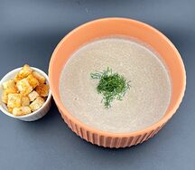 Суп-пюре из шампиньонов