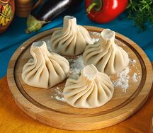 Хинкали с сыром сулугуни