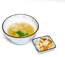 Куриный с лапшой и яйцом