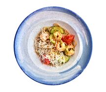 Лингвини с креветками