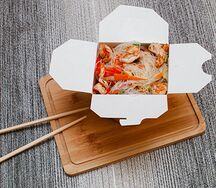 Фунчоза с креветками