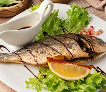 Дорадо на мангале