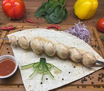 Грибы на мангале