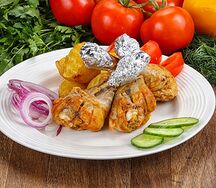 Казан-кебаб с курицей