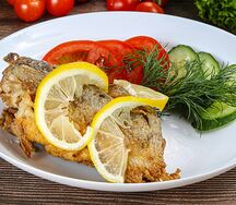 Филе окуня жареное