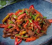 Аччик-гушт с курицей