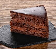 Торт Прага (кусок)