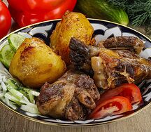 Казан-кебаб с бараниной