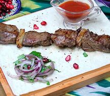 Шашлык из говядины