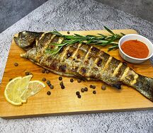 Форель радужная на углях