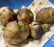 Шампиньоны на углях