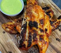 Цыпленок фермерский на углях