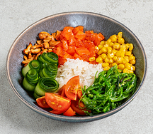 Поке с лососем