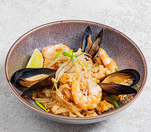 Wok Udon с морепродуктами