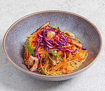 Wok рисовая лапша со свининой