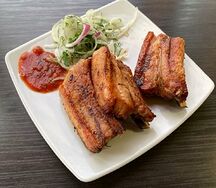 Шашлык из свиных ребер