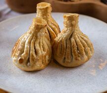 Хинкали жареные с бараниной 