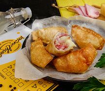 Чебурекми с ветчиной и сыром
