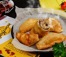 Чебурекми с говядиной и свининой