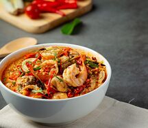 Суп Том ям с креветкой