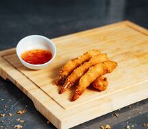 Креветки в кляре