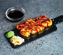 Запеченный с лососем