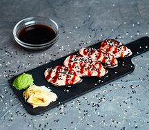 Мидии в фирменном соусе