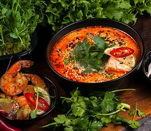 Суп Том ям с курицей