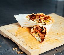 Донер с рваной говядиной