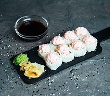 Ролл Лава с крабом