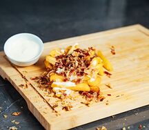 Авторская Картошка фри с беконом