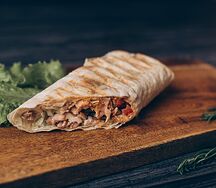 Шаурма из свиного шашлыка