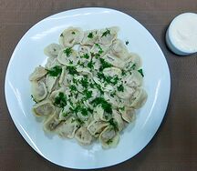 Пельмени из баранины