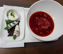 Борщ с говядиной