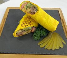 Кебаб с бараниной в лаваше