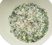 Окрошка на кефире