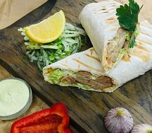  Дюрюм Люля из говядины в лаваше