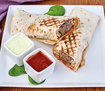 Дюрюм Люля из баранины в лаваше