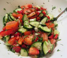 Салат Летний овощной