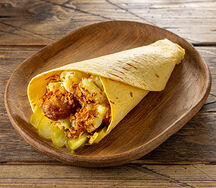 Рулле с жареной колбаской