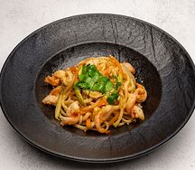 Вок-лапша Удон с креветками