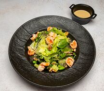 Микс-салат с креветками