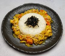 Курица карри с рисом