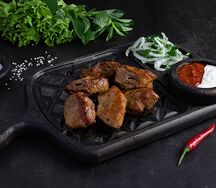 Шашлык из cвинoй шейки