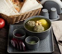 Суп с кюфта из говядины