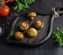 Шампиньоны на мангале