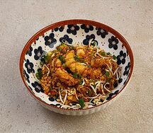 Вок креветка кацу - арахис чили