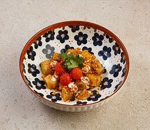 Хрустящие баклажаны и черри