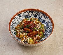 Вок свинина - капуста кимчи