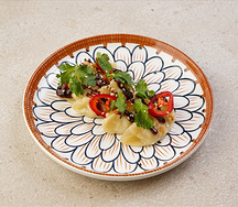 Гедза со свининой и унаги соусом